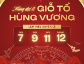 Chúc mừng ngày Giỗ tổ Hùng Vương